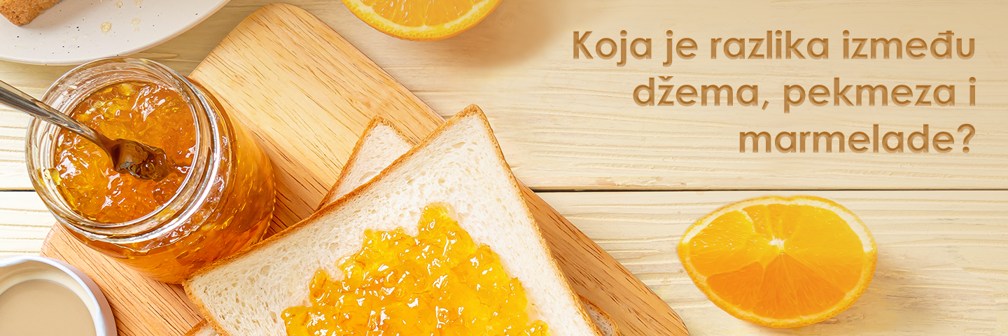 KOJA JE RAZLIKA IZMEĐU DŽEMA, PEKMEZA I MARMELADE?